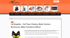 Desktop Screenshot of catsupplies.net
