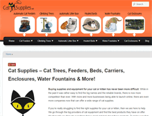 Tablet Screenshot of catsupplies.net